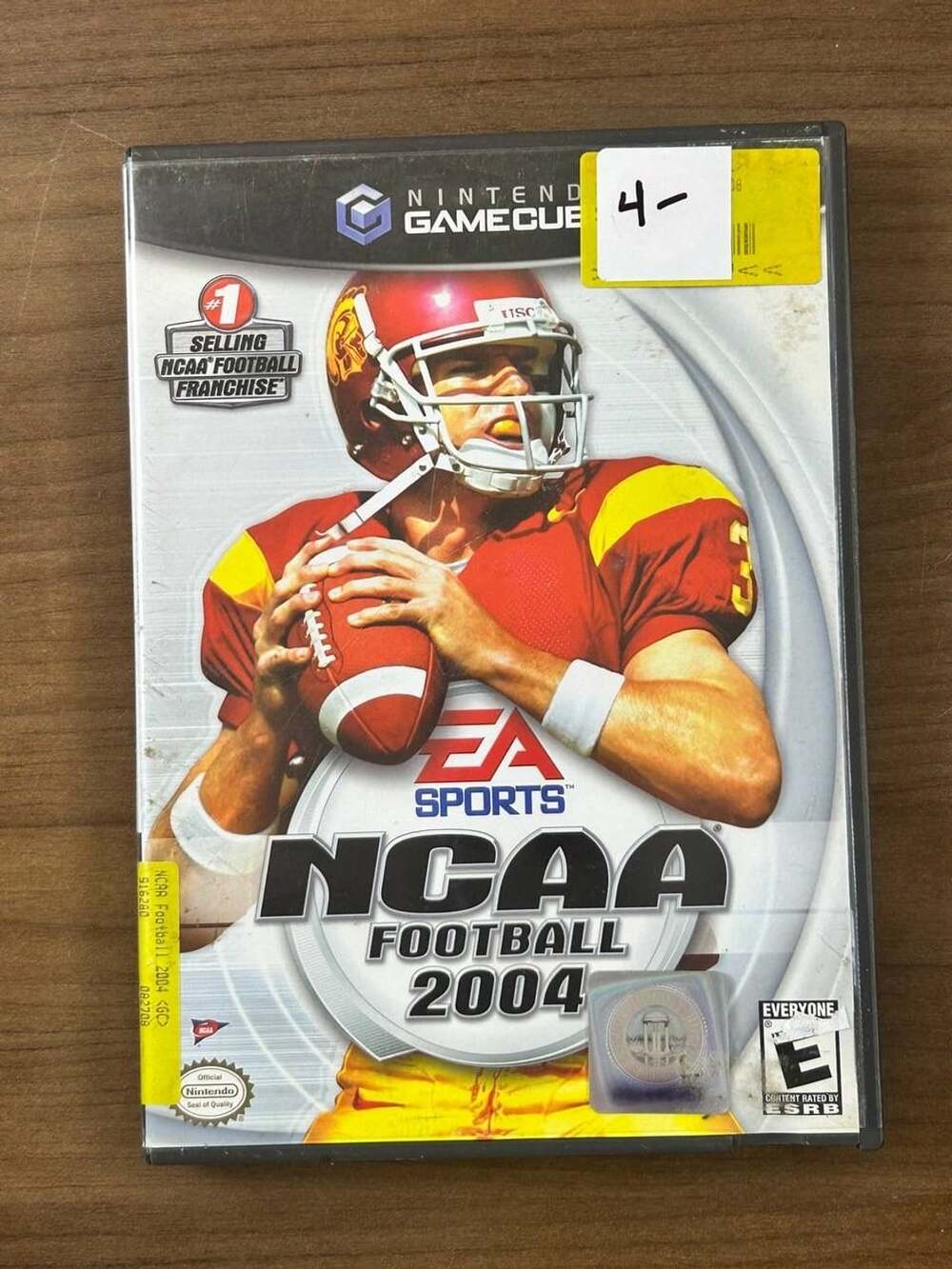 NCAA Football 2004 Nintendo GameCube EA Sports 2003 Disc Case Manual NTSC-U/C